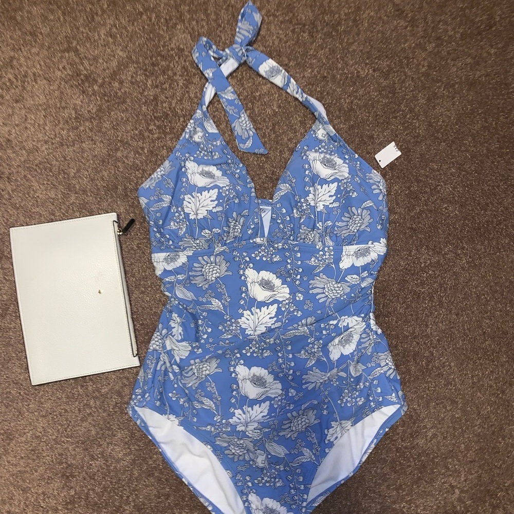 FLORAL MEDIUM BATHING SUIT ONE PIECE
